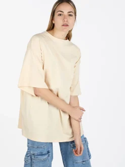 Solada T-shirt donna oversize tinta unita