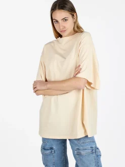 Solada T-shirt donna oversize tinta unita