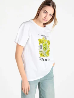 Solada T-shirt donna oversize con stampa fiori