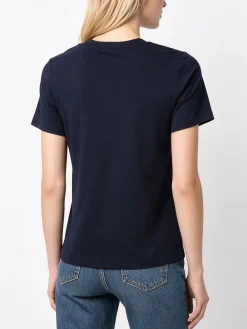 Solada T-shirt girocollo da donna - blu scuro