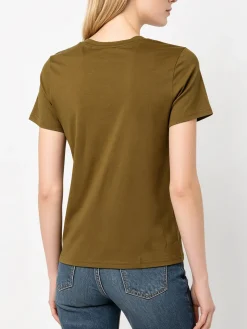 Solada T-shirt girocollo da donna - oliva
