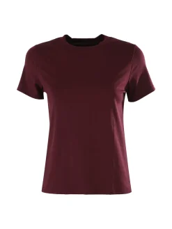 Solada T-shirt girocollo da donna - bordeaux