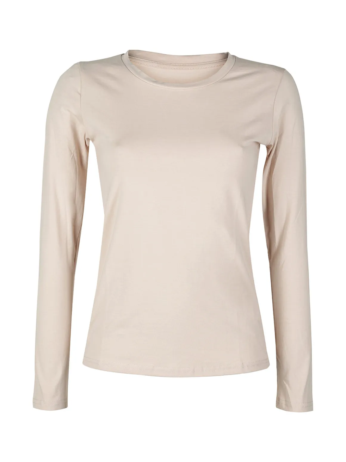 Solada T-shirt girocollo da donna a maniche lunghe