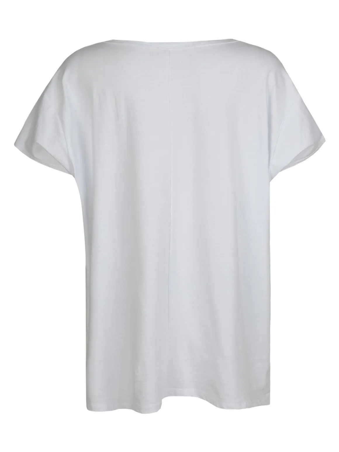 Solada T-shirt in cotone con scritta taglie forti