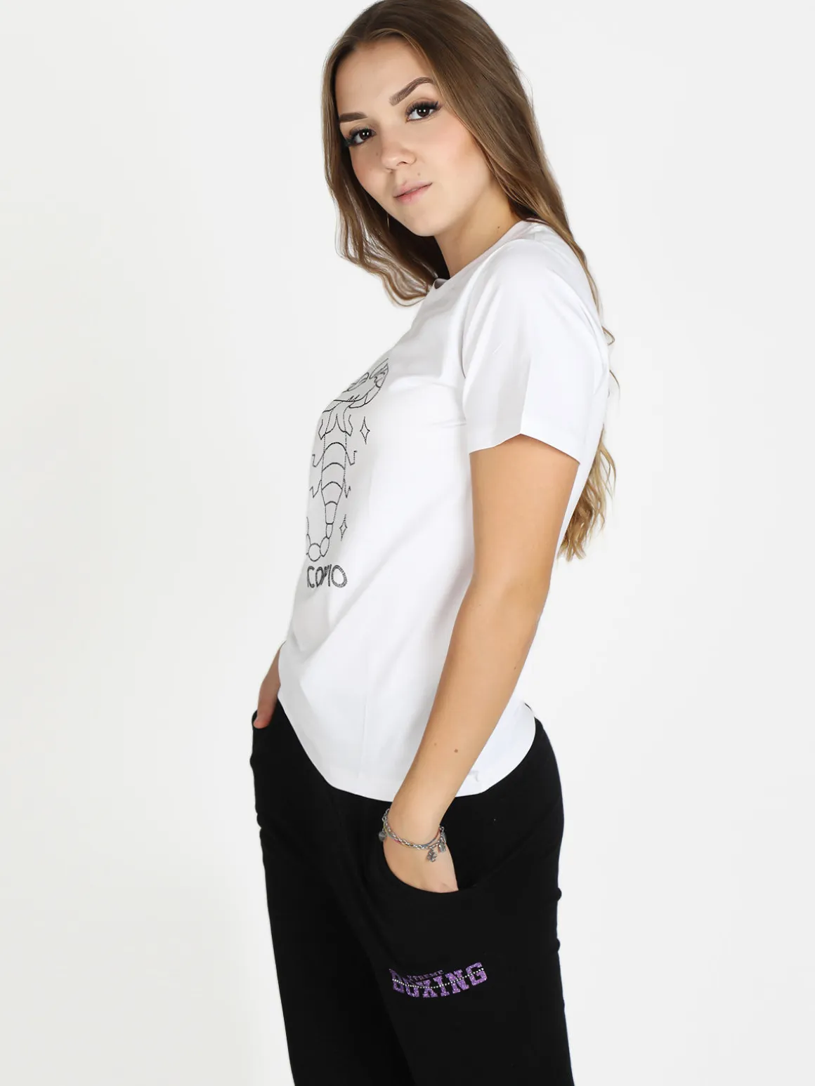 Solada T-shirt manica corta donna segno zodiacale Scorpione