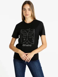 Solada T-shirt manica corta donna segno zodiacale Gemelli