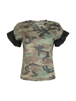Solada T-shirt manica corta mimetica da donna