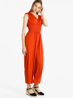 Solada Tuta jumpsuite donna con scollatura a V