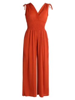 Solada Tuta jumpsuite donna con scollatura a V