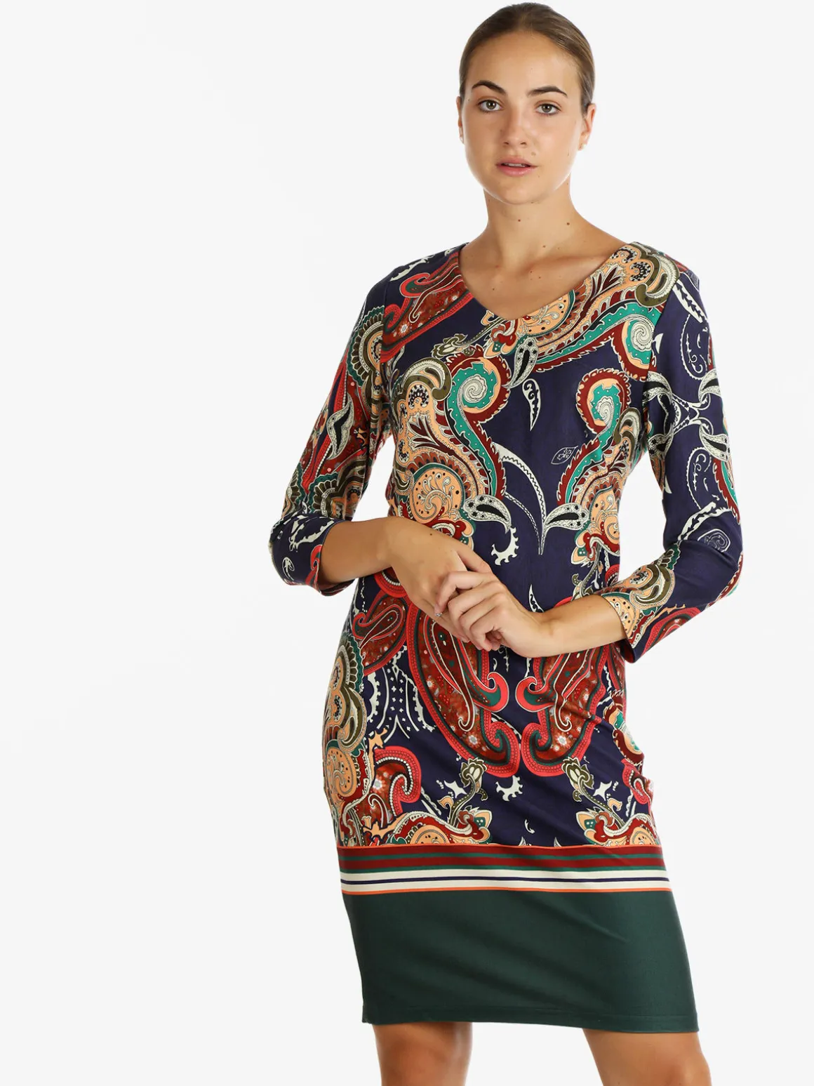 Solada Vestito con stampa donna manica lunga