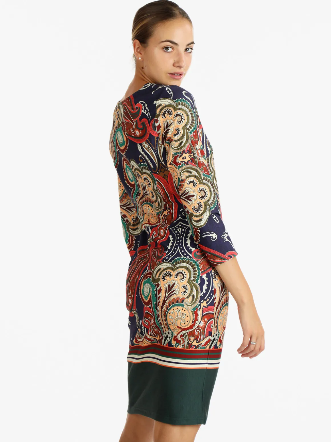 Solada Vestito con stampa donna manica lunga