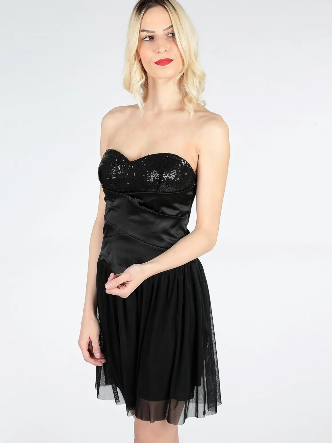 Solada Vestito corto con scollo a cuore