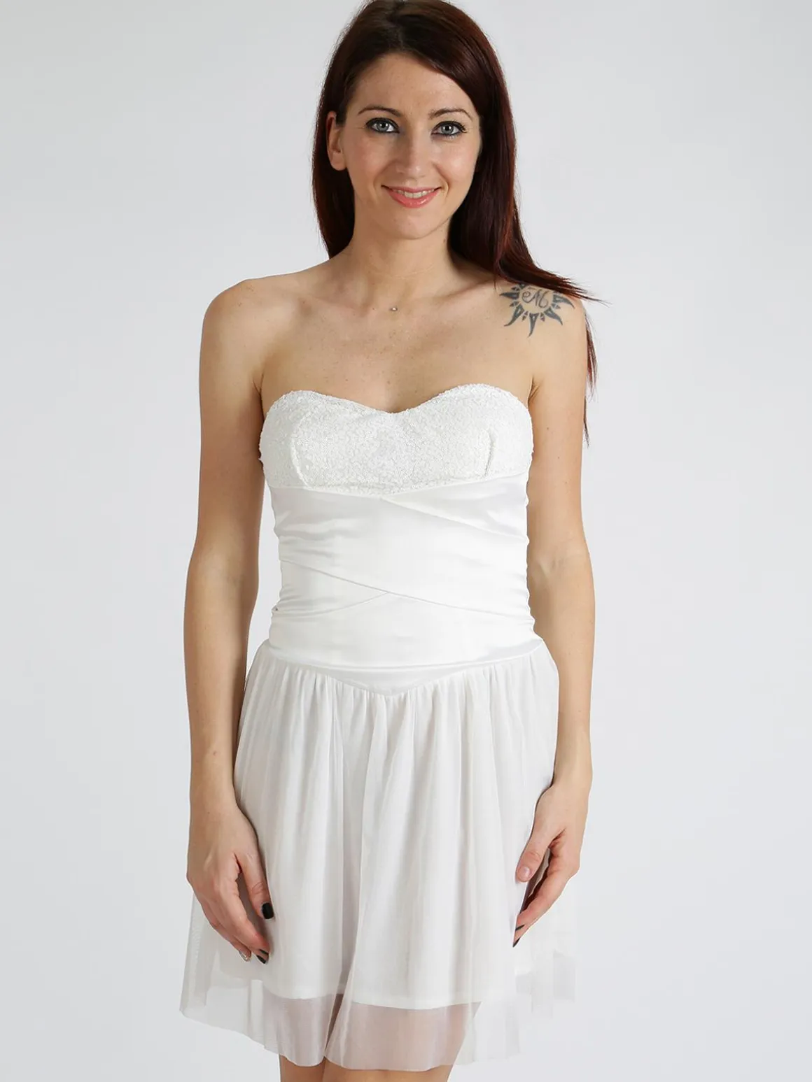Solada Vestito corto con scollo a cuore