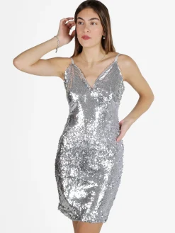 Solada Vestito corto da donna con paillettes
