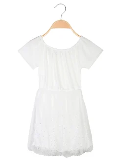 Solada Vestito da bambina a maniche corte con gonna in tulle e strass