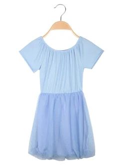 Solada Vestito da bambina a maniche corte con gonna in tulle e strass