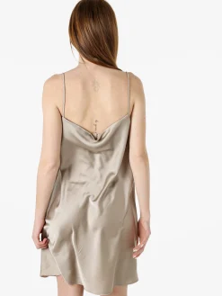Solada Vestito da donna con spalline sottili e scollo a cascata - fango