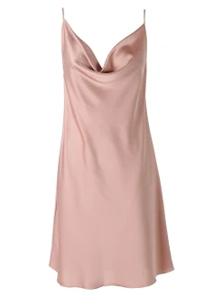Solada Vestito da donna con spalline sottili e scollo a cascata - rosa