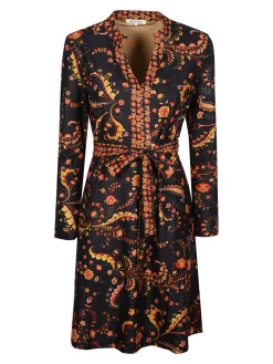 Solada Vestito donna a fiori con cintura