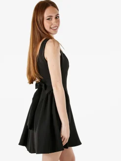 Solada Vestito donna a spalla stretta con scollo quadrato - nero