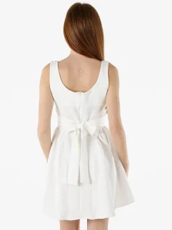 Solada Vestito donna a spalla stretta con scollo quadrato - bianco