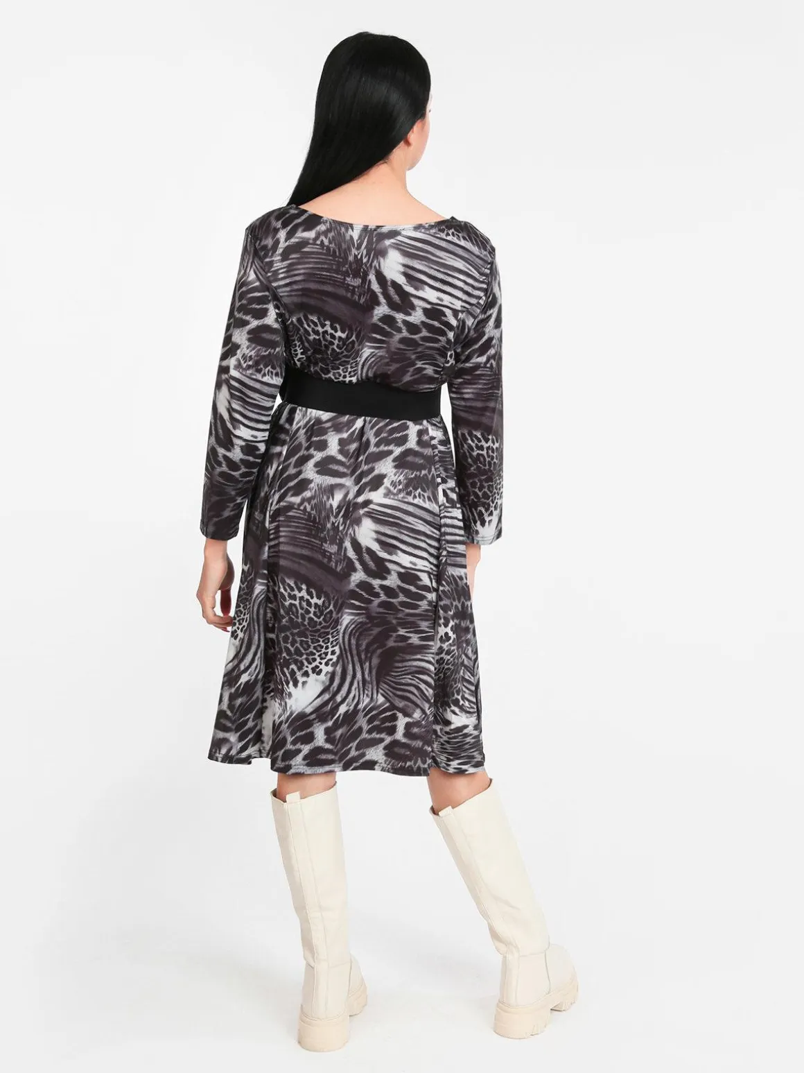 Solada Vestito donna fantasia animalier