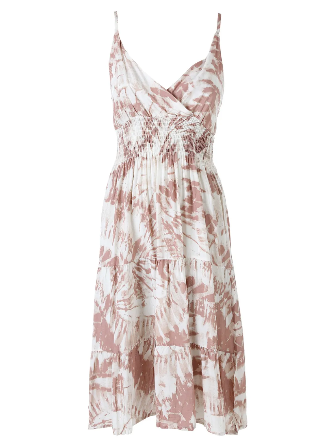Solada Vestito donna in cotone con spalline strette - beige