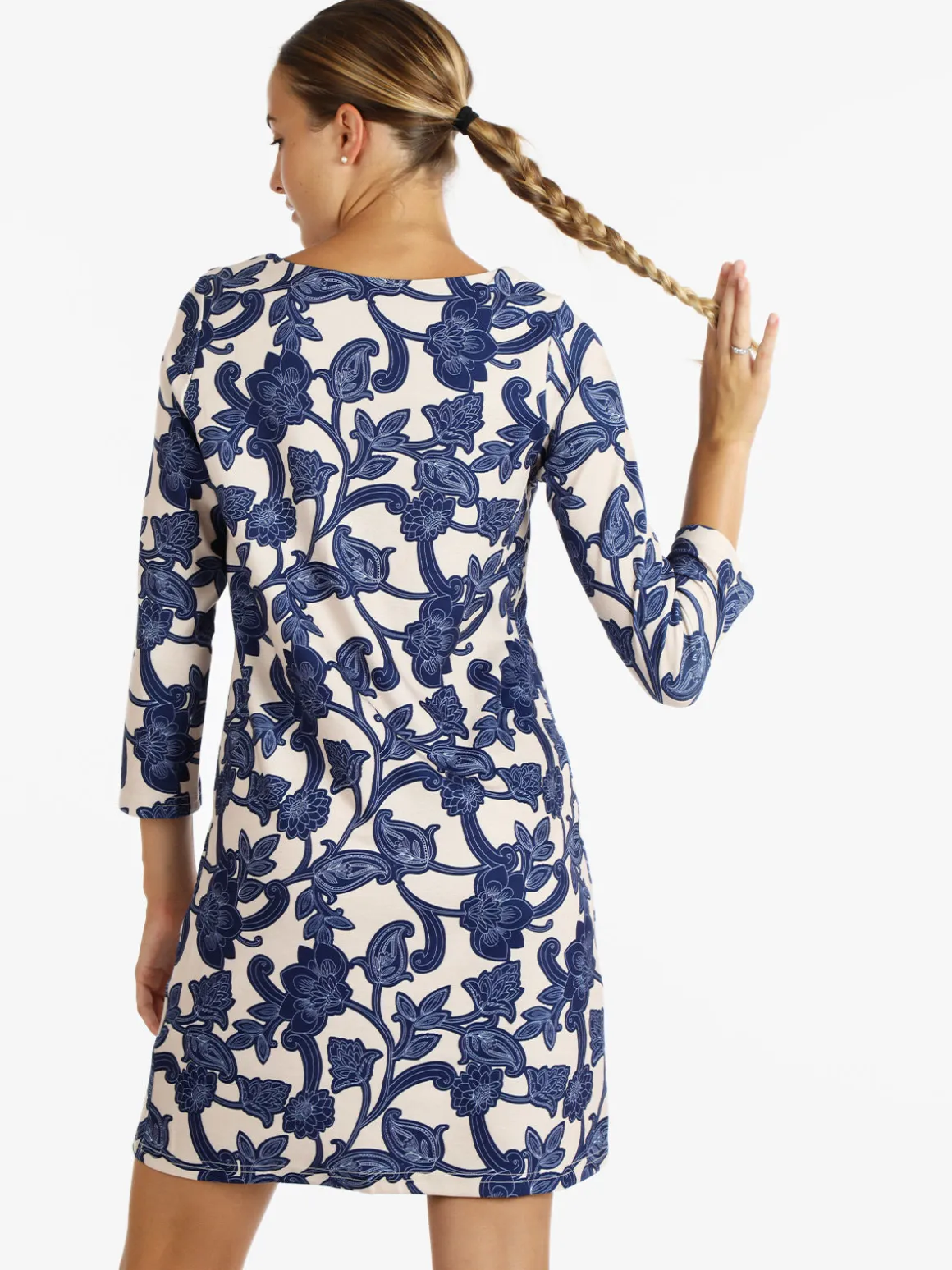 Solada Vestito donna manica lunga con stampa floreale