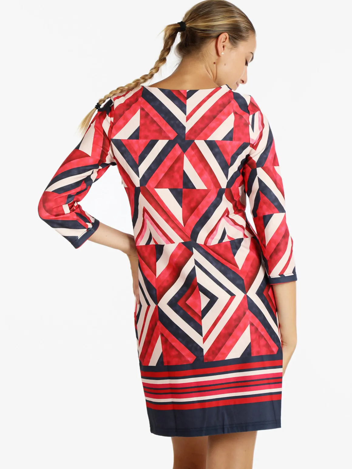 Solada Vestito donna manica lunga con stampa