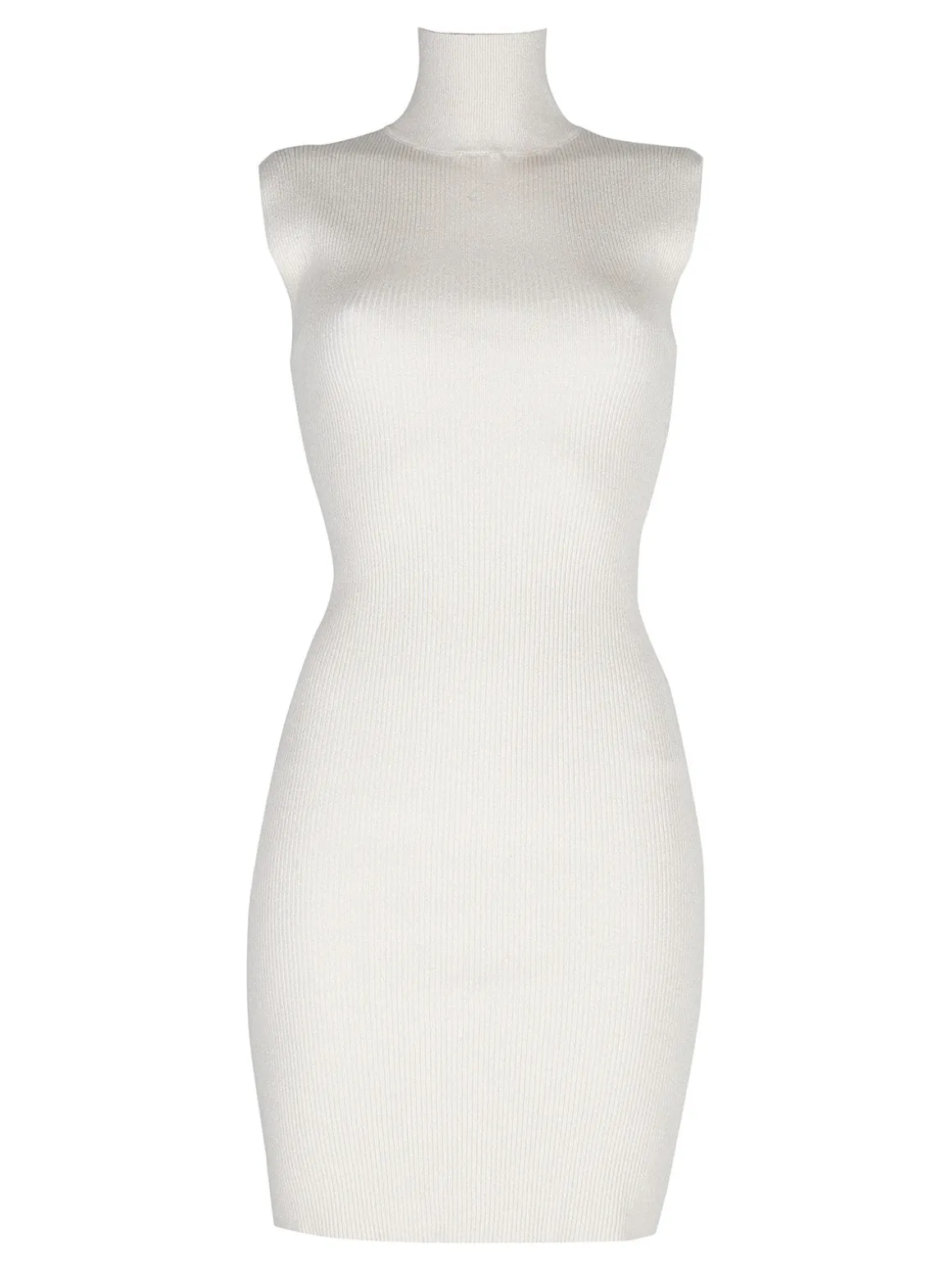 Solada Vestito donna smanicato in maglia con dettagli lurex