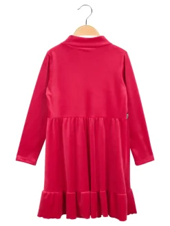 Solada Vestito in ciniglia con paillettes e collana