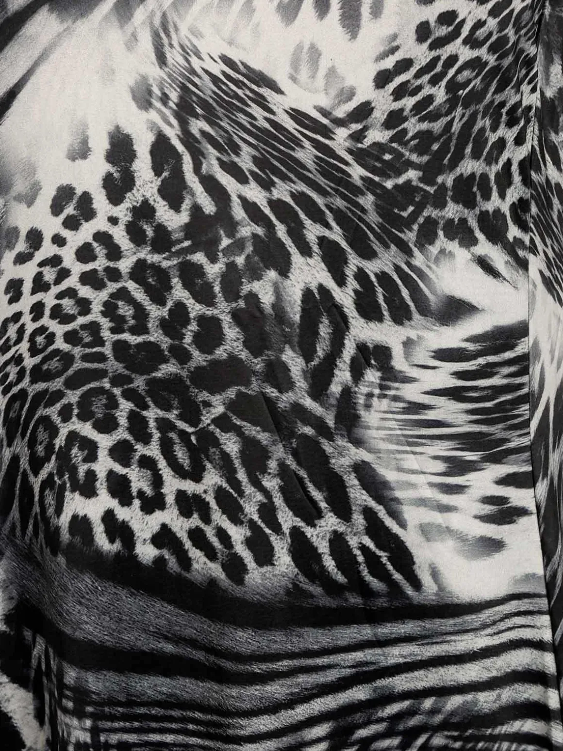 Solada Vestito leopardato manica a 3/4