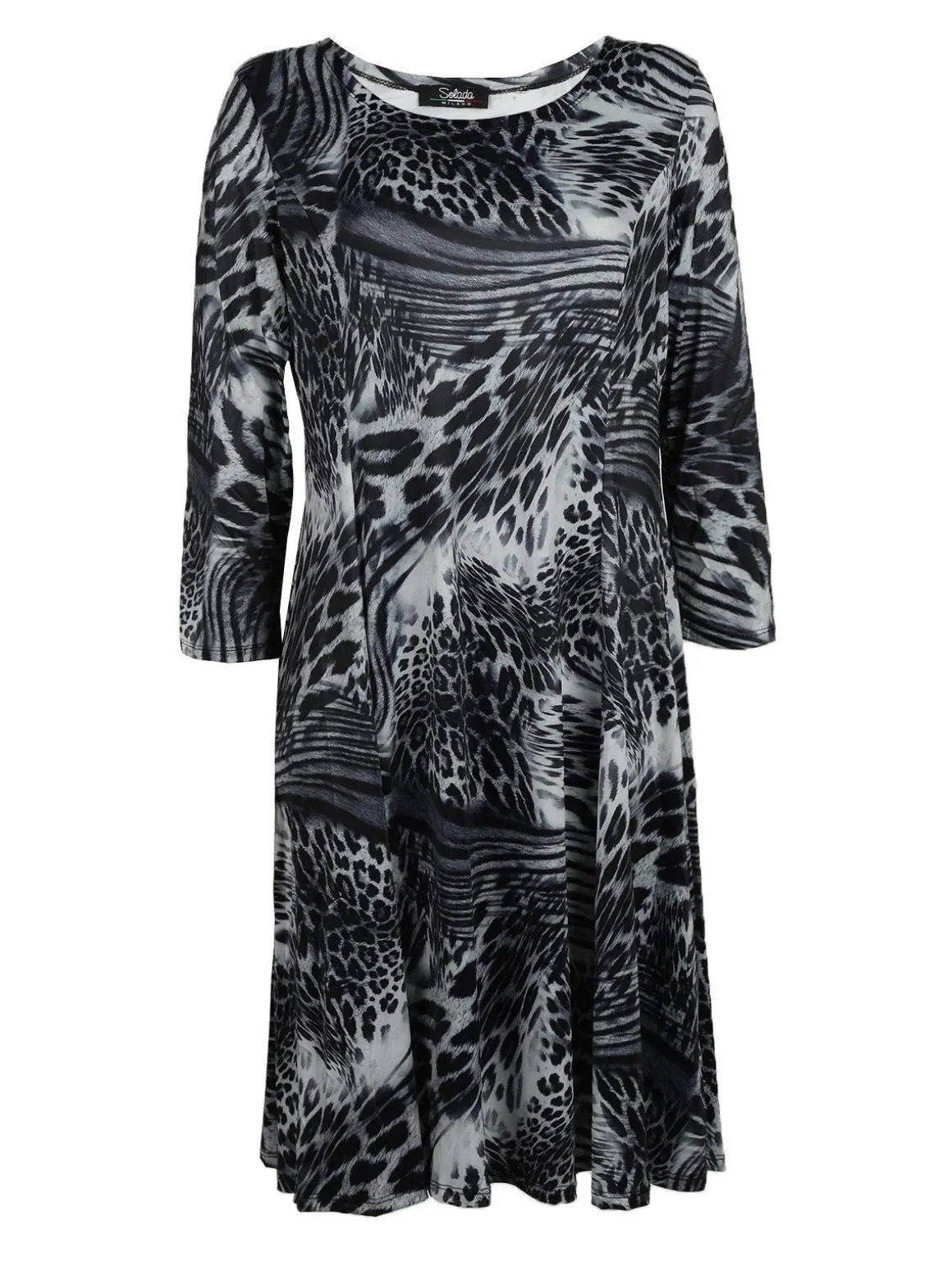 Solada Vestito maculato maniche lunghe