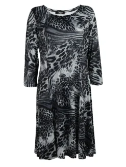 Solada Vestito maculato maniche lunghe