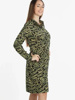 Solada Vestito scamiciato donna con stampa