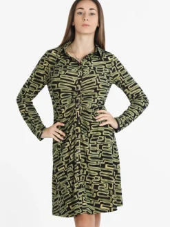 Solada Vestito scamiciato donna con stampa
