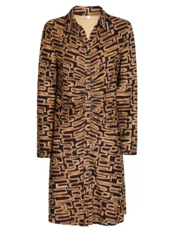 Solada Vestito scamiciato donna con stampa