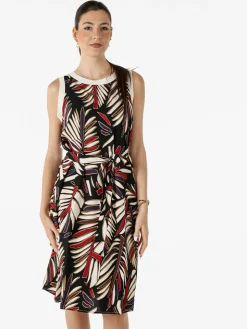 Solada Vestito smanicato da donna con stampe - nero