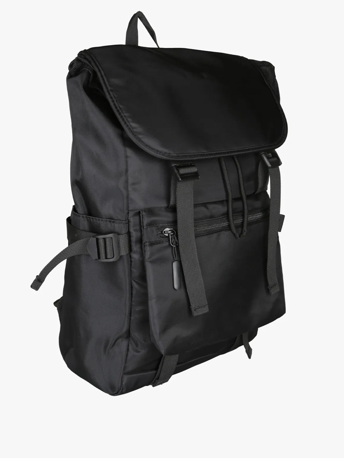 Solada Zaino capiente con chiusura patta - nero