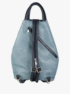 Solada Zaino da donna in ecopelle - azzurro