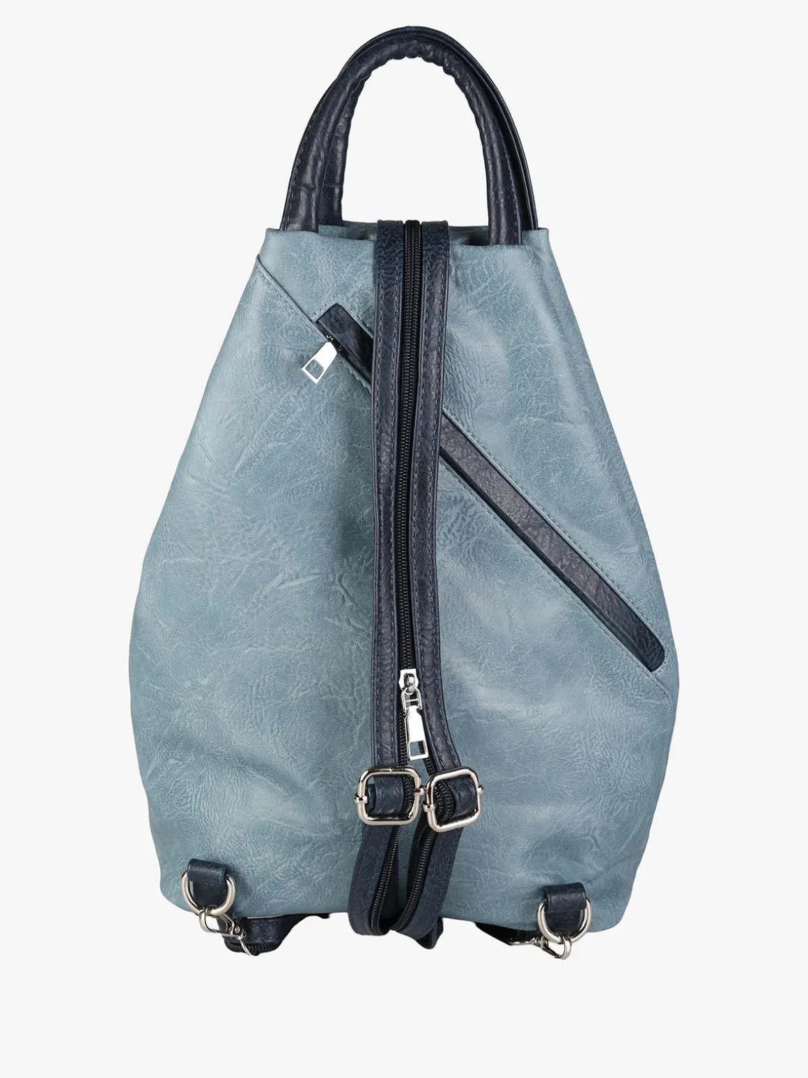 Solada Zaino da donna in ecopelle - azzurro
