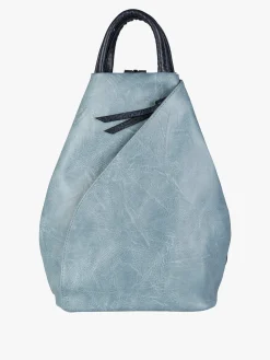 Solada Zaino da donna in ecopelle - azzurro