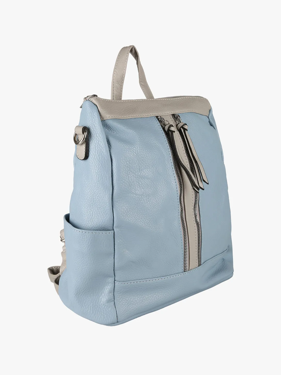 Solada Zaino donna in ecopelle - grigio chiaro
