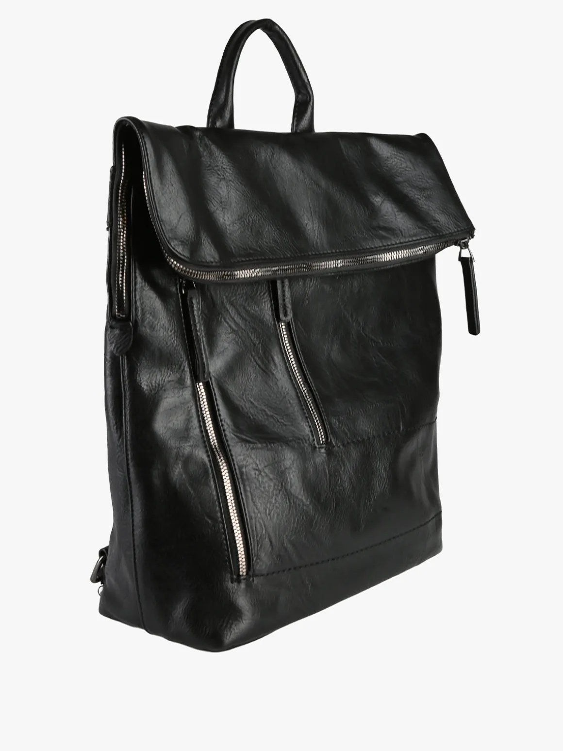 Solada Zaino donna porta pc in ecopelle - nero