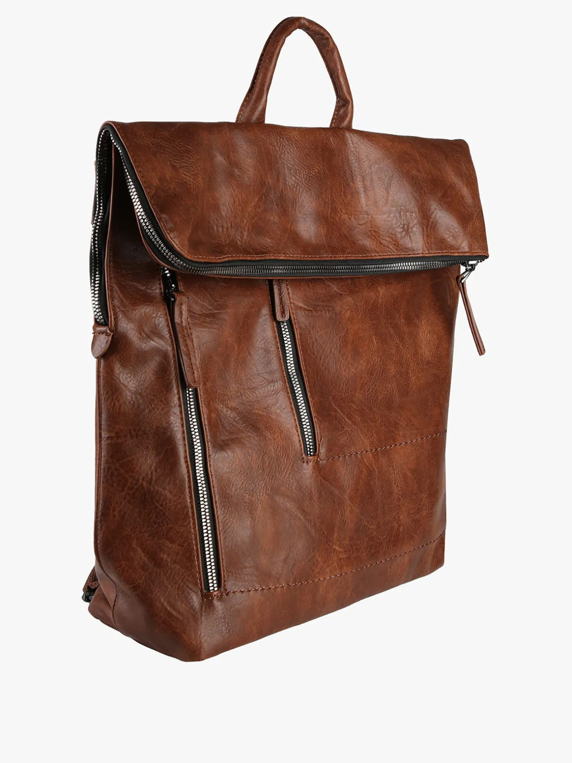 Solada Zaino donna porta pc in ecopelle - marrone