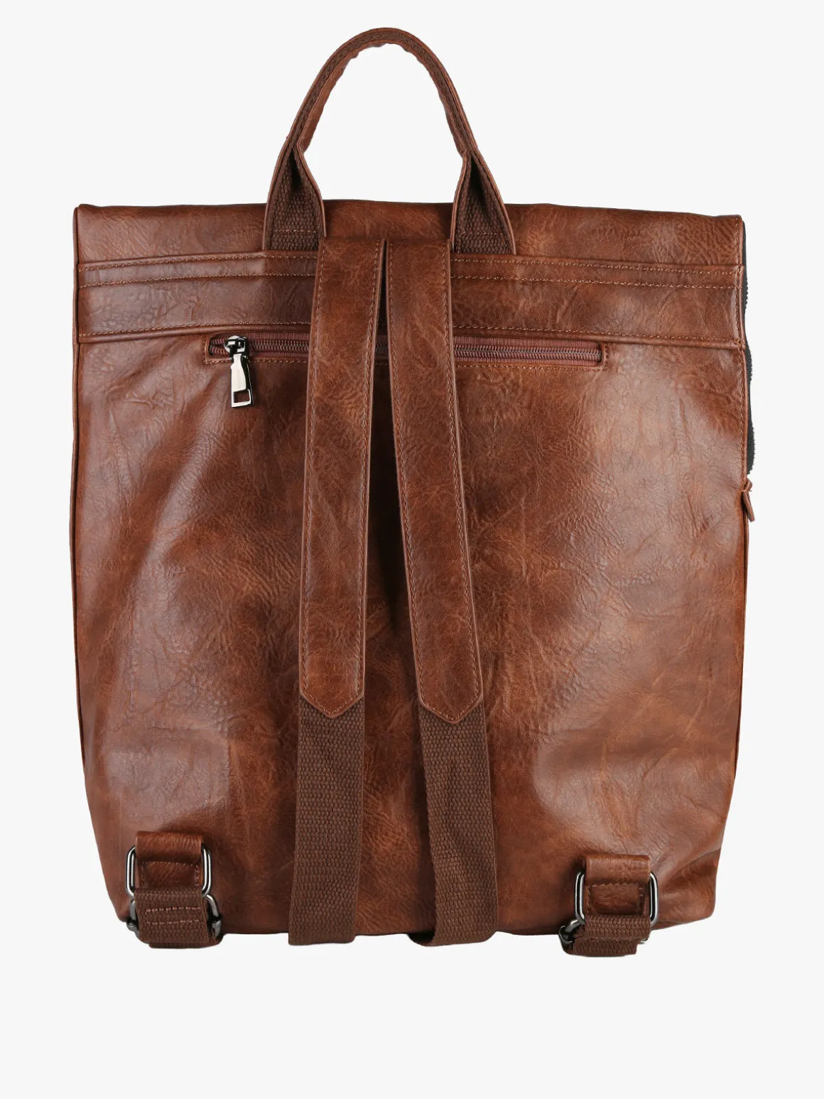 Solada Zaino donna porta pc in ecopelle - marrone