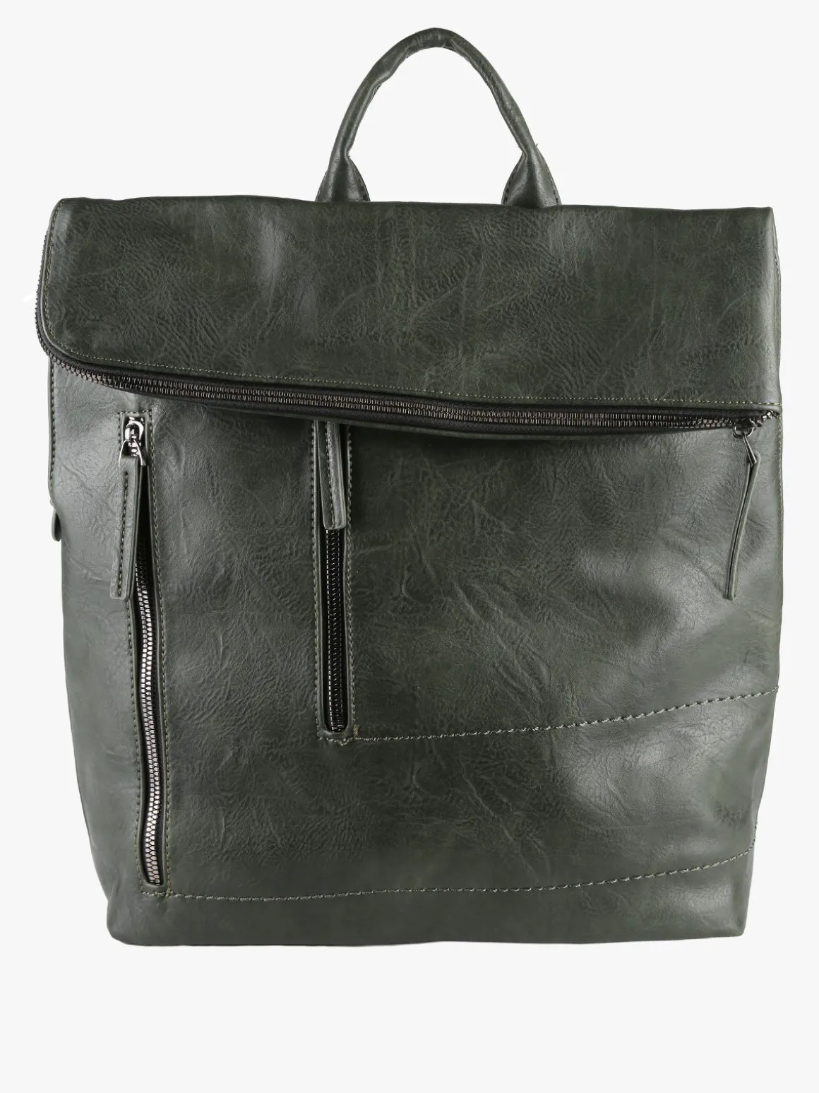 Solada Zaino donna porta pc in ecopelle - verde