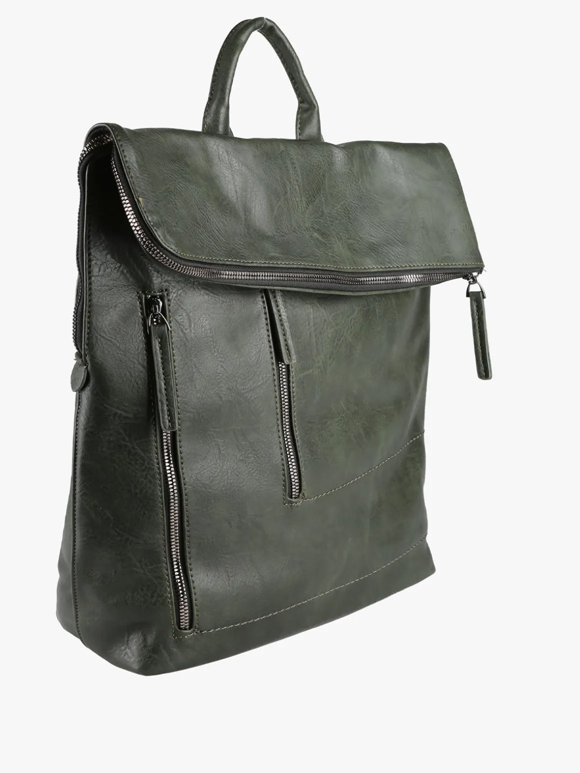 Solada Zaino donna porta pc in ecopelle - verde