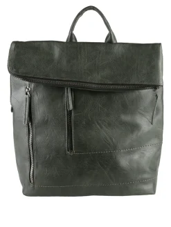 Solada Zaino donna porta pc in ecopelle - verde
