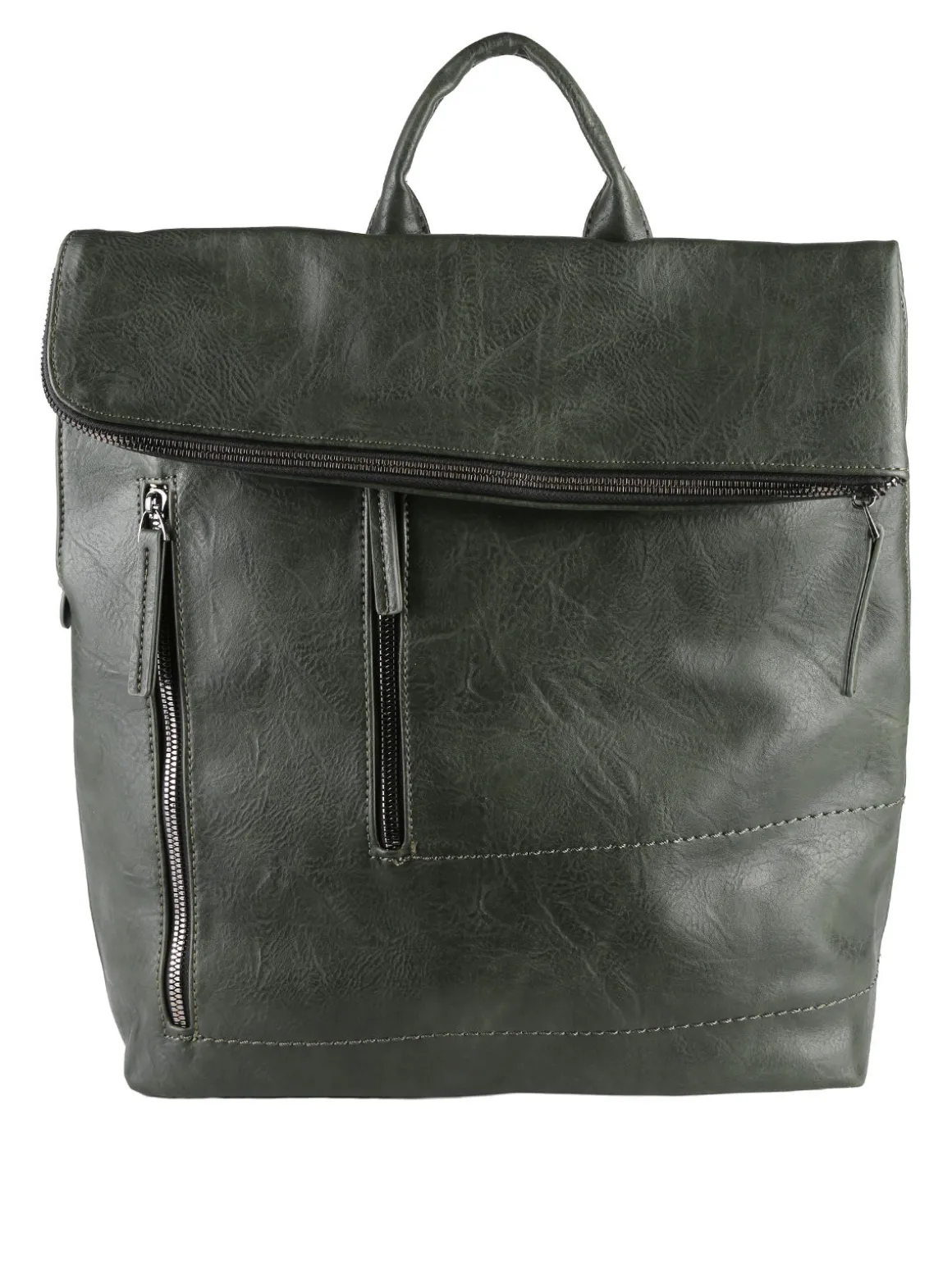 Solada Zaino donna porta pc in ecopelle - verde